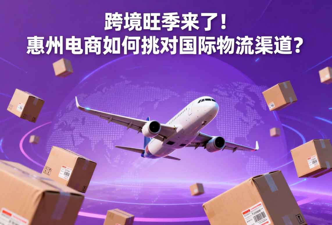 跨境电商旺季来临，惠州卖家如何精准选择国际物流渠道？